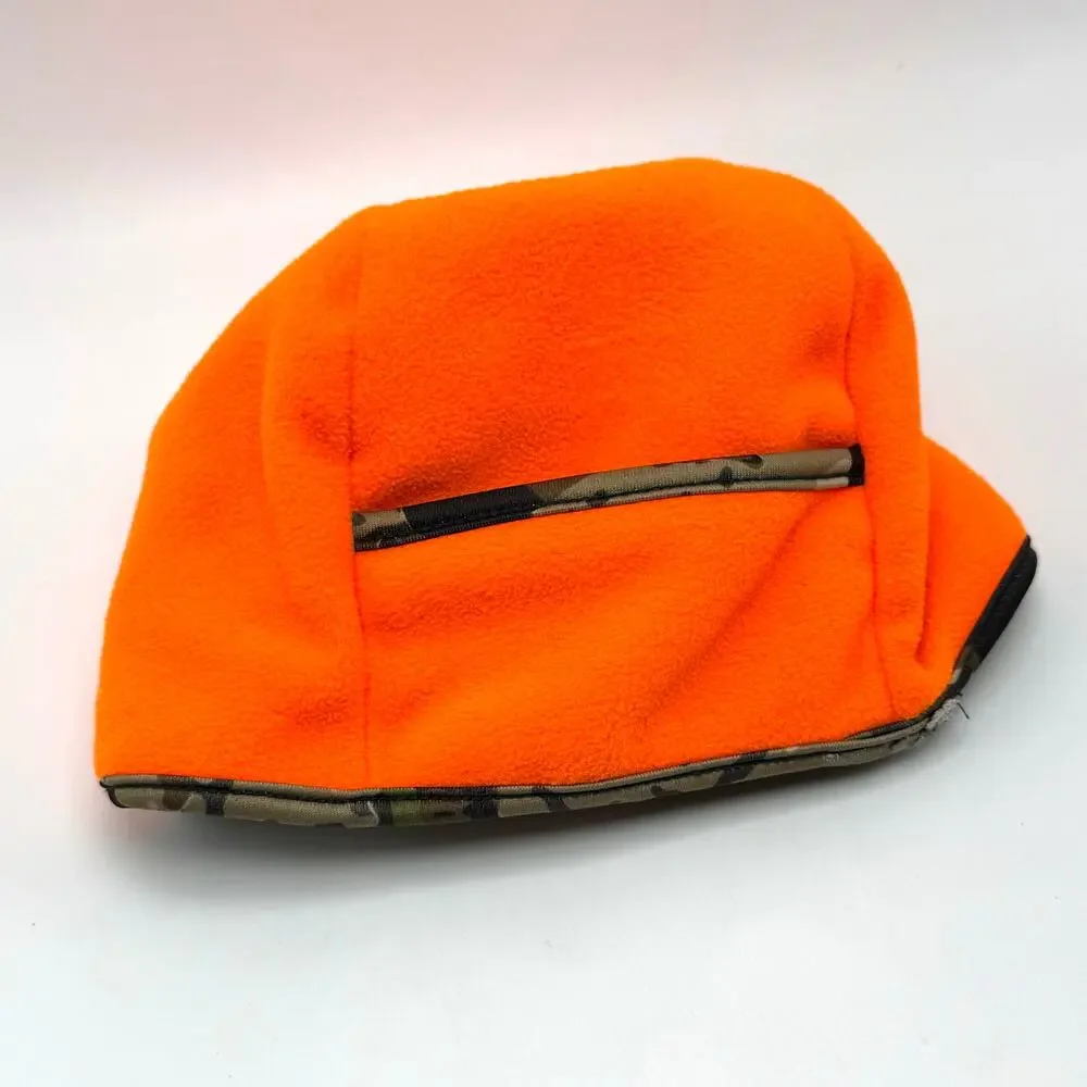 Killik Reversible Youth Beanie Ponytail Hole Camo Blaze Orange Girls Hunting Cap